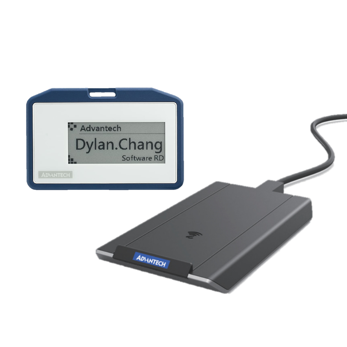 ePaper EPD-210-001 bundled with NFC Reader LEO-D30-RD1